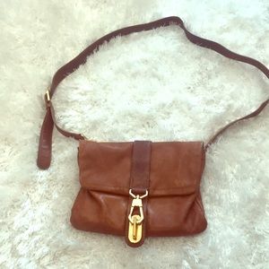 Rachel Zoe Tan Leather Cross Body Purse